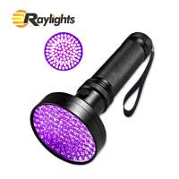 UV Black Light Flashlight 100 LED Best UV Light and Blacklight For Home & Hotel Inspection, Pet Urine & Stains