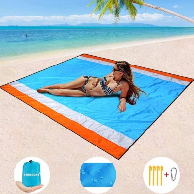 Wholesale Lightweight Outdoor Sandfree Extra Large Beach Blanket Sand Proof Waterproof Sand Proof Beach Blanket For Camping