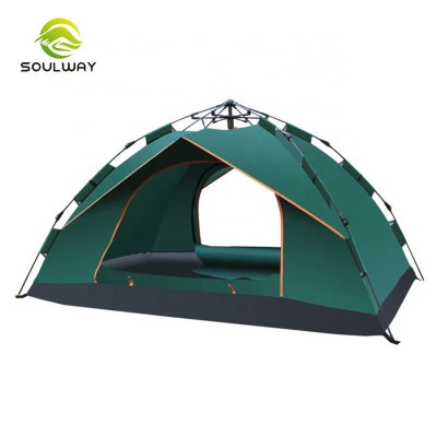 Outdoor Roof Top Waterproof Sun Resistant 1-2person Single Layer Double Door Portable Camping Tent